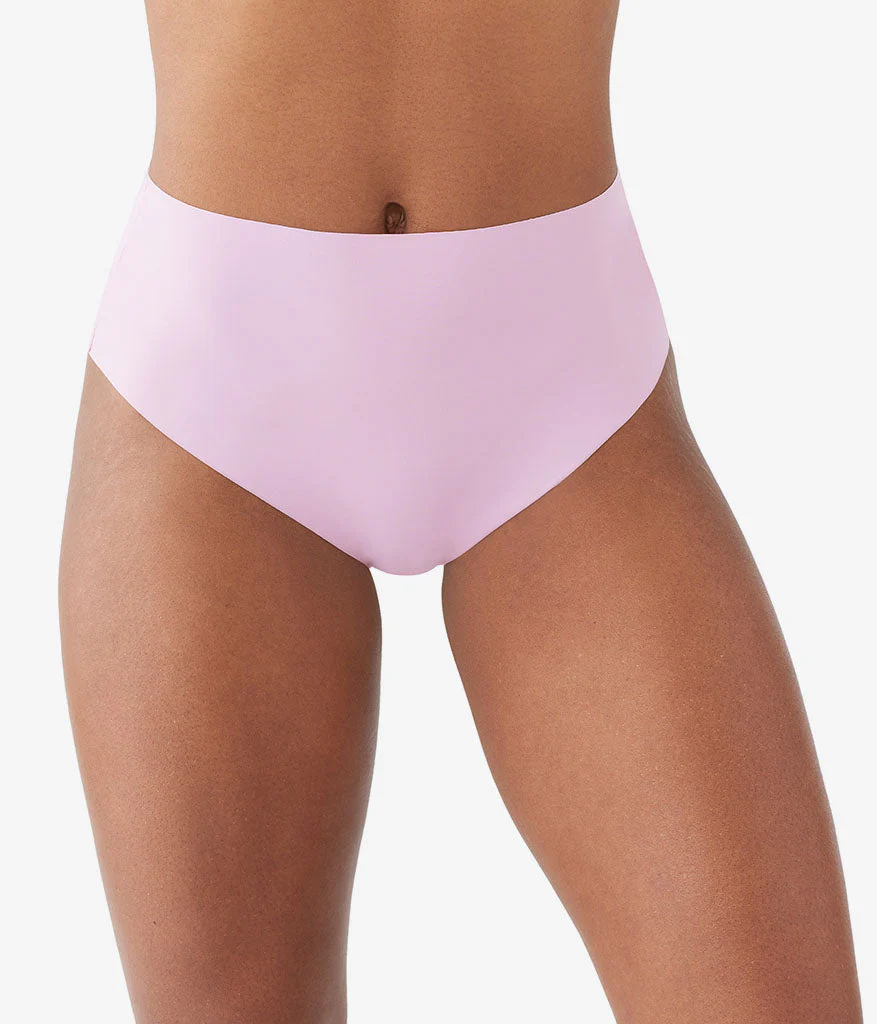 b.bare Hi-Waist Thong: Dawn Pink