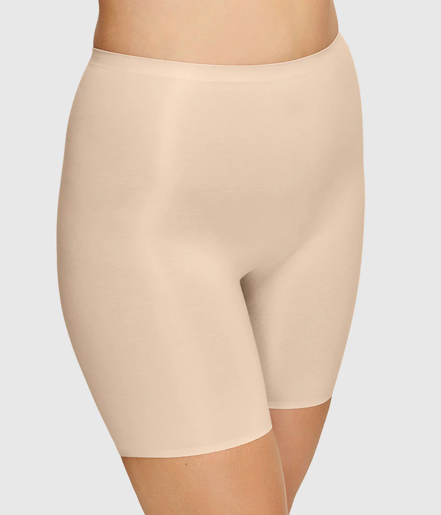 Beyond Naked Cotton Blend Thigh Shaper: Sand - Image 2