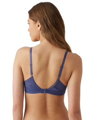 Future Foundation Wire Free T-Shirt Bra with Lace: Troposphere - Image 6
