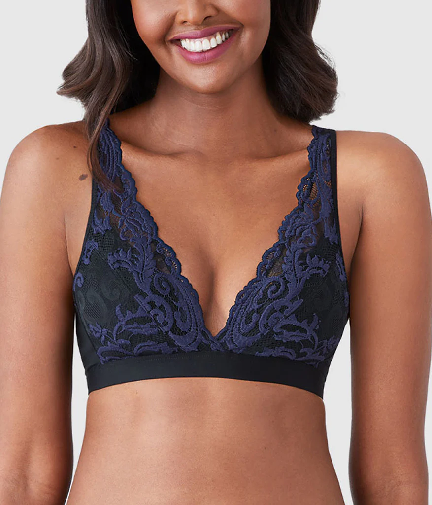 Instant Icon® Bralette: Black/Eclipse